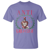 Funny Anti Valentine Girl Club T Shirt Love Potion Skull
