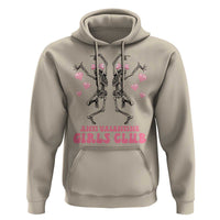 Funny Anti Valentine Girls Club Hoodie Anti Valentine's Day Skeleton