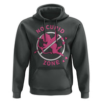 Funny Anti Valentine's Day Hoodie No Cupid Zone