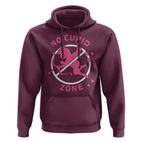 Funny Anti Valentine's Day Hoodie No Cupid Zone