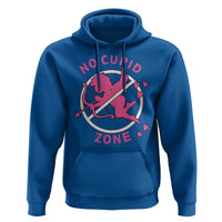 Funny Anti Valentine's Day Hoodie No Cupid Zone