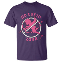 Funny Anti Valentine's Day T Shirt No Cupid Zone