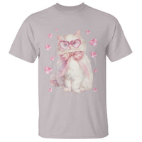 Funny Valentine's Day Cute Heart Cat T Shirt