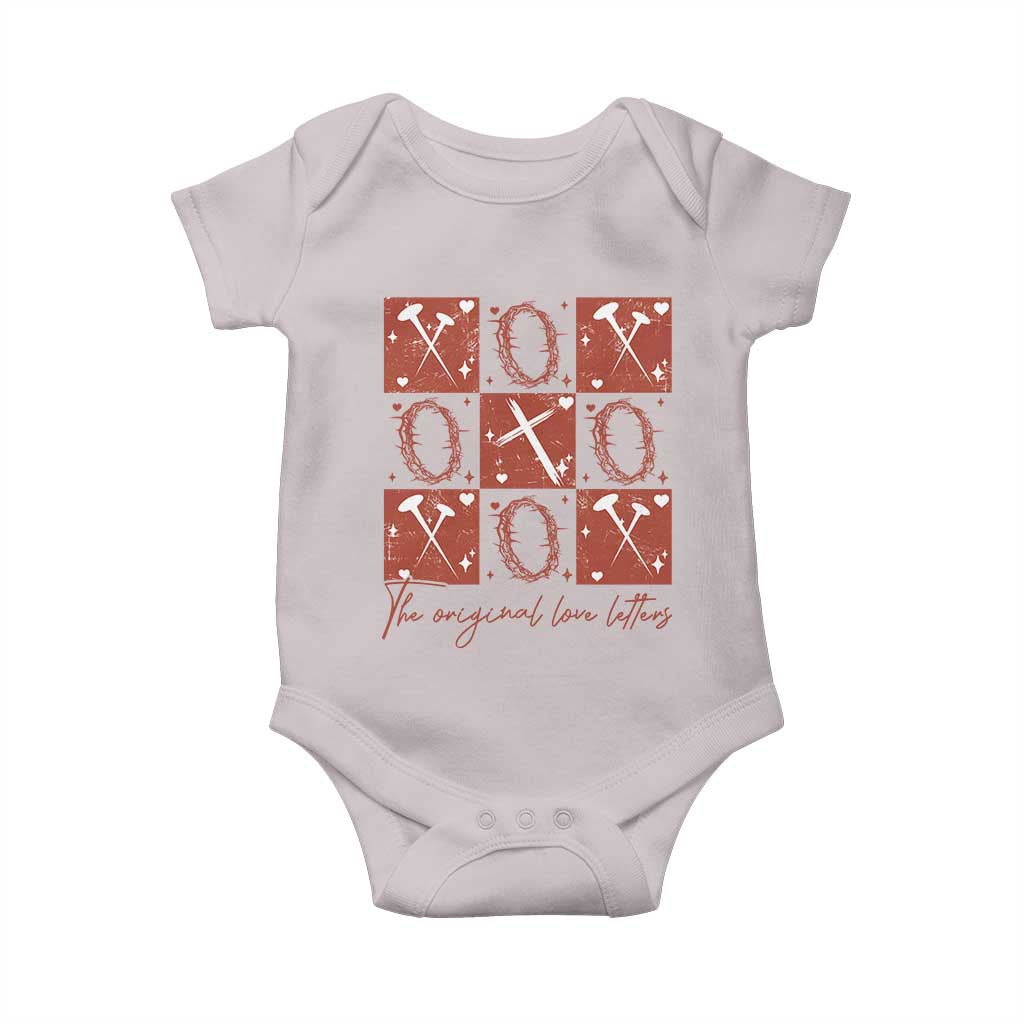 Christian Religious God Valentine's Day Baby Onesie The Original Love Letters Thorns Cross
