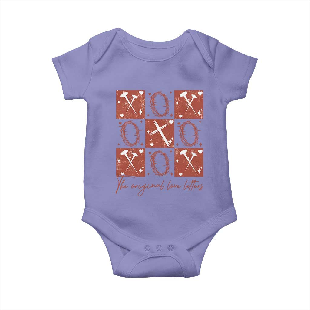 Christian Religious God Valentine's Day Baby Onesie The Original Love Letters Thorns Cross