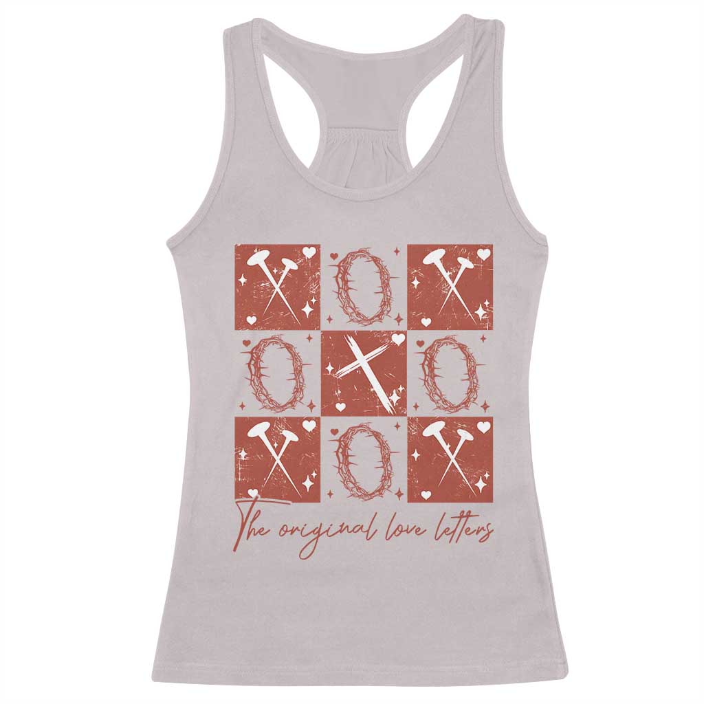 Christian Religious God Valentine's Day Racerback Tank Top The Original Love Letters Thorns Cross