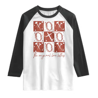 Christian Religious God Valentine's Day Raglan Shirt The Original Love Letters Thorns Cross
