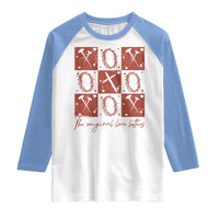 Christian Religious God Valentine's Day Raglan Shirt The Original Love Letters Thorns Cross