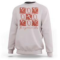 Christian Religious God Valentine's Day Sweatshirt The Original Love Letters Thorns Cross
