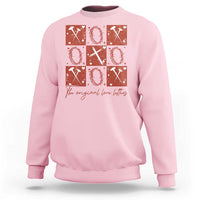 Christian Religious God Valentine's Day Sweatshirt The Original Love Letters Thorns Cross