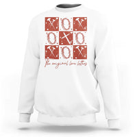 Christian Religious God Valentine's Day Sweatshirt The Original Love Letters Thorns Cross