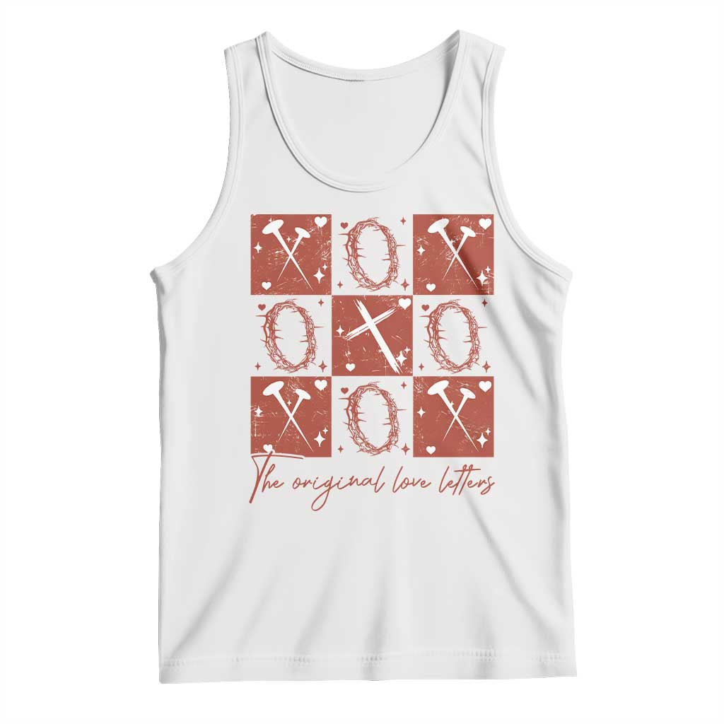 Christian Religious God Valentine's Day Tank Top The Original Love Letters Thorns Cross
