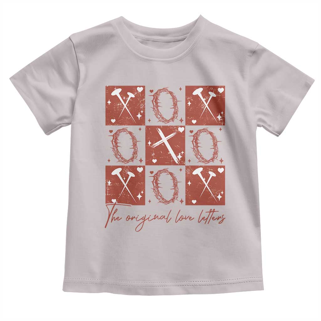 Christian Religious God Valentine's Day Toddler T Shirt The Original Love Letters Thorns Cross