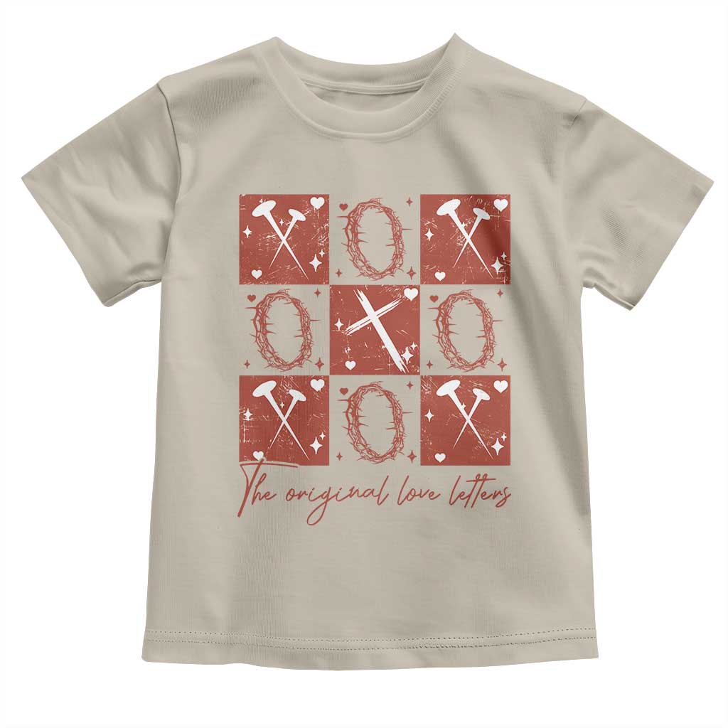 Christian Religious God Valentine's Day Toddler T Shirt The Original Love Letters Thorns Cross