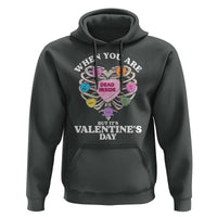 When You Are Dead Inside But It's Valentine's Day Hoodie Skeleton Rib Heart