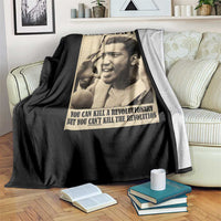 Fred Hampton Quote Throw Blanket You Can Kill A Revolutionary But You Cant Kill The Revolution