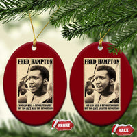 Fred Hampton Quote Ceramic Ornament You Can Kill A Revolutionary But You Cant Kill The Revolution