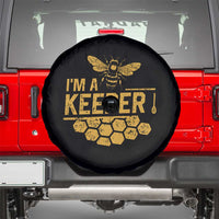 I Am A Keeper Spare Tire Cover Honey Bee Apiarist Funny Beekeeping