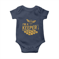 I Am A Keeper Baby Onesie Honey Bee Apiarist Funny Beekeeping