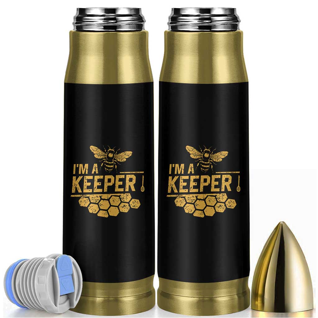 I Am A Keeper Bullet Tumbler Honey Bee Apiarist Funny Beekeeping