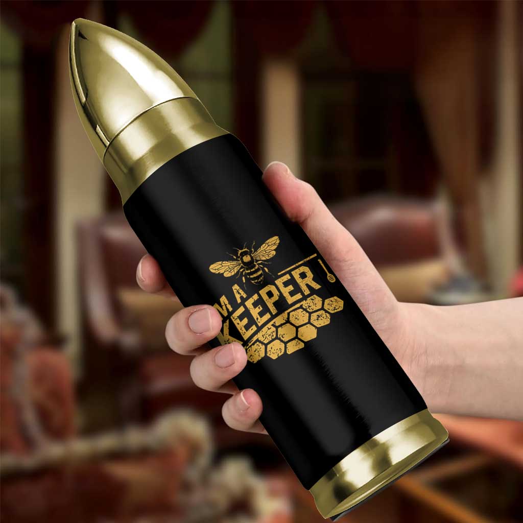 I Am A Keeper Bullet Tumbler Honey Bee Apiarist Funny Beekeeping