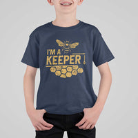 I Am A Keeper T Shirt For Kid Honey Bee Apiarist Funny Beekeeping