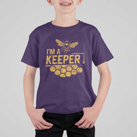 I Am A Keeper T Shirt For Kid Honey Bee Apiarist Funny Beekeeping