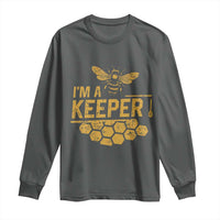 I Am A Keeper Long Sleeve Shirt Honey Bee Apiarist Funny Beekeeping