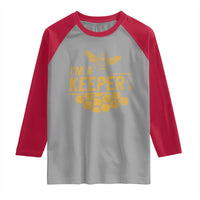 I Am A Keeper Raglan Shirt Honey Bee Apiarist Funny Beekeeping