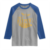 I Am A Keeper Raglan Shirt Honey Bee Apiarist Funny Beekeeping