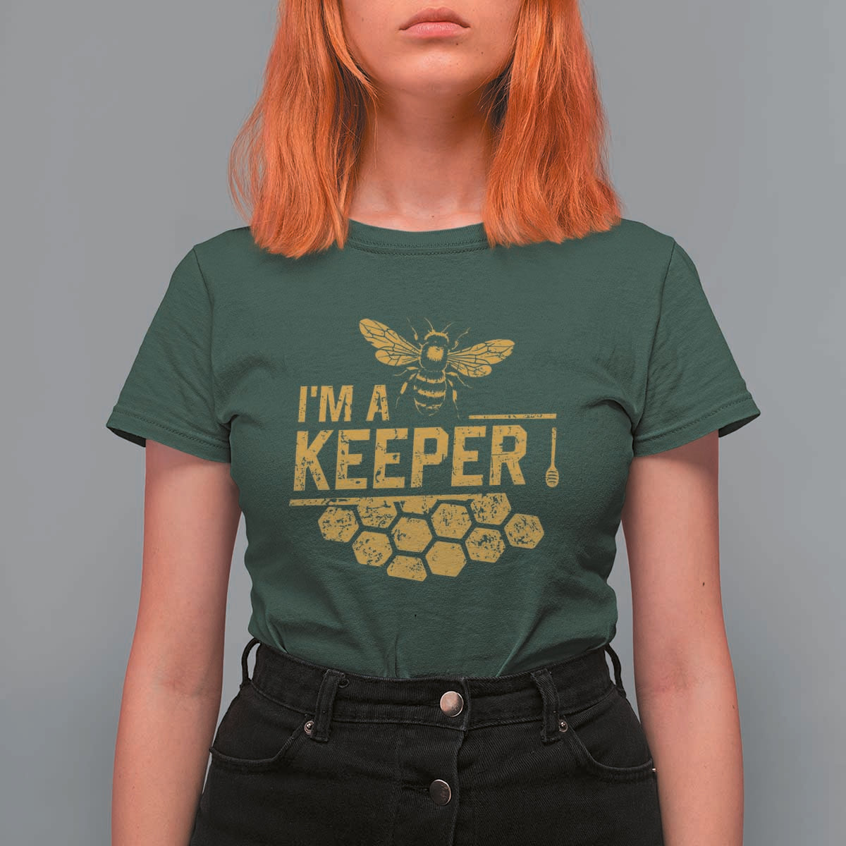 I Am A Keeper T Shirt For Women Honey Bee Apiarist Funny Beekeeping