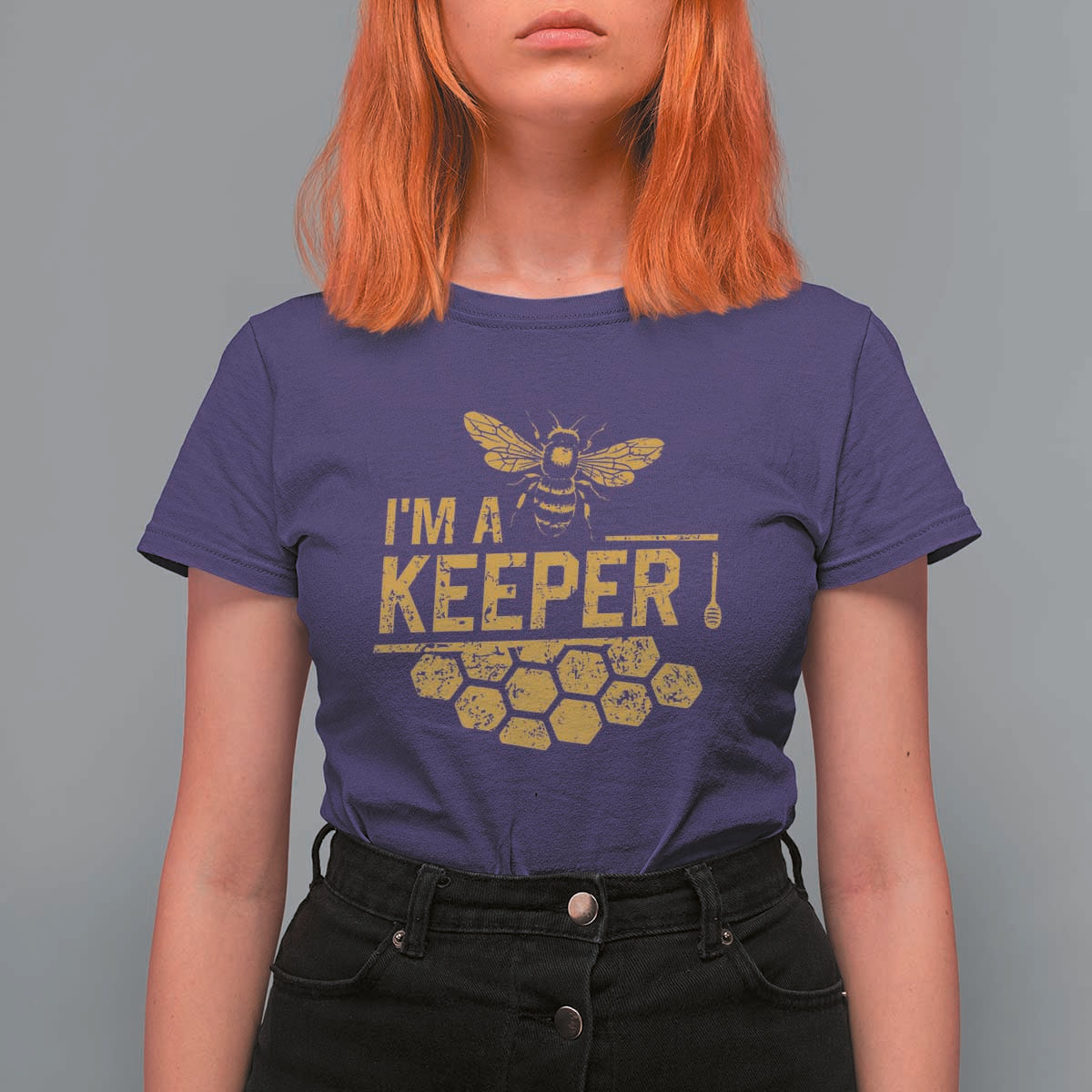 I Am A Keeper T Shirt For Women Honey Bee Apiarist Funny Beekeeping