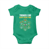 Funny Beekeeper Baby Onesie Things I Do in My Spare Time Beekeeping