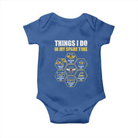 Funny Beekeeper Baby Onesie Things I Do in My Spare Time Beekeeping