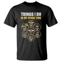 Funny Beekeeper T Shirt Things I Do in My Spare Time Beekeeping