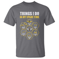 Funny Beekeeper T Shirt Things I Do in My Spare Time Beekeeping