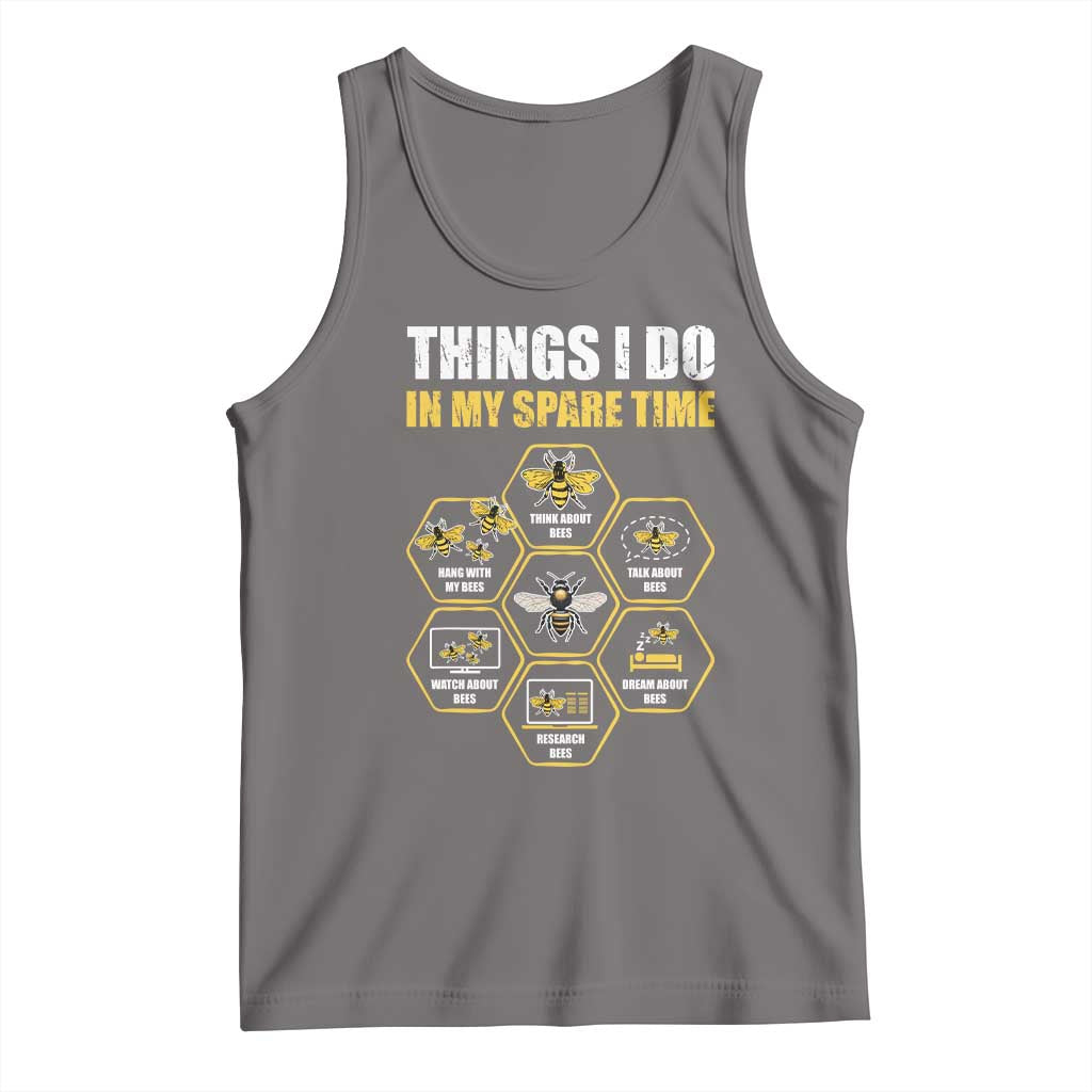 Funny Beekeeper Tank Top Things I Do in My Spare Time Beekeeping