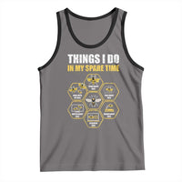 Funny Beekeeper Tank Top Things I Do in My Spare Time Beekeeping