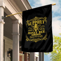 Funny Beekeeping Garden Flag Support Your Local Honey Bee Beekeeper