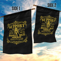 Funny Beekeeping Garden Flag Support Your Local Honey Bee Beekeeper