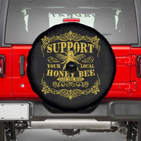 Funny Beekeeping Spare Tire Cover Support Your Local Honey Bee Beekeeper