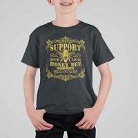 Funny Beekeeping T Shirt For Kid Support Your Local Honey Bee Beekeeper