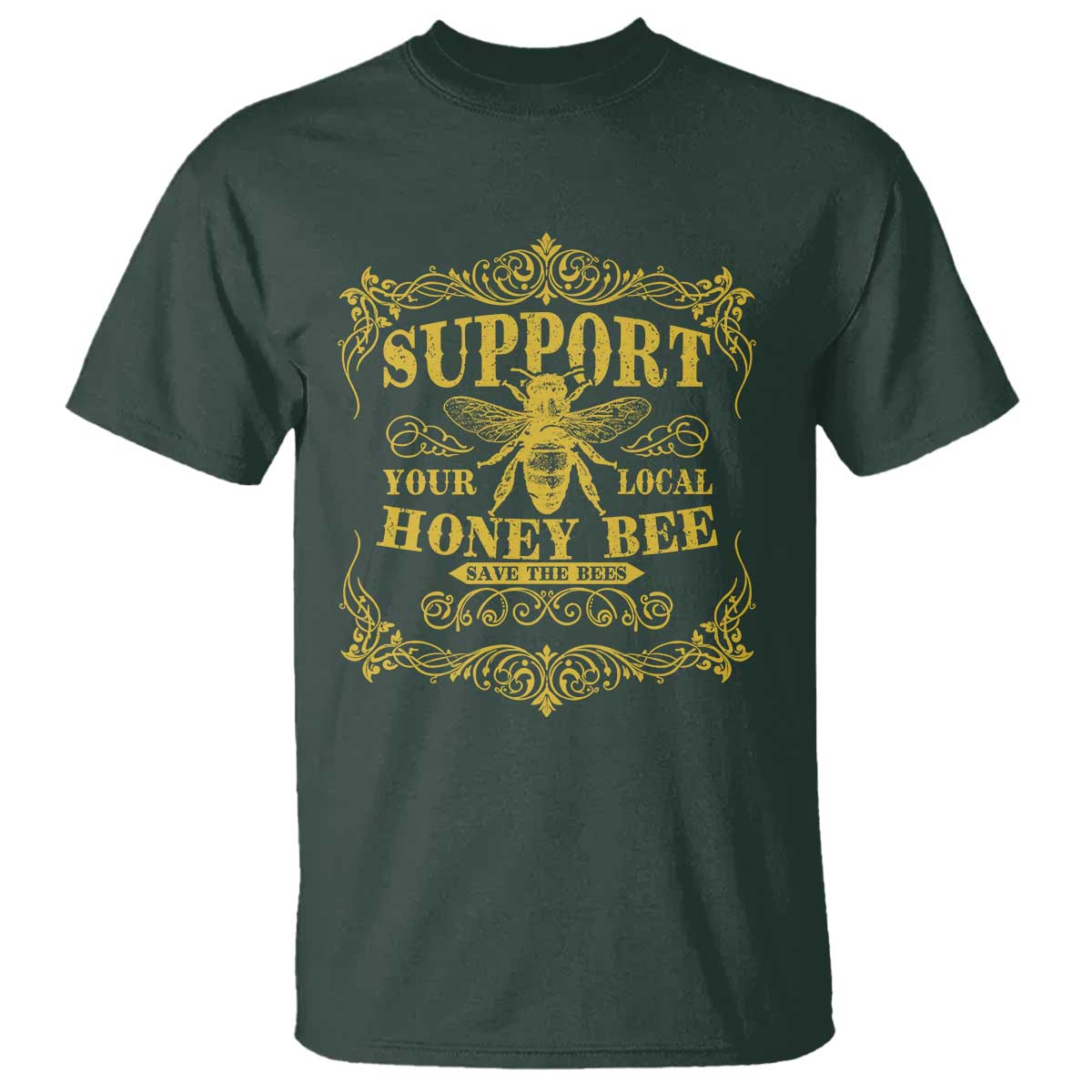 Funny Beekeeping T Shirt Support Your Local Honey Bee Beekeeper