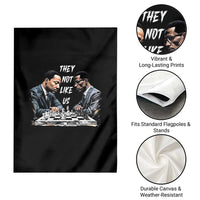 Martin Luther King Malcolm X Garden Flag They Not Like Us Black Leaders - Wonder Print Shop