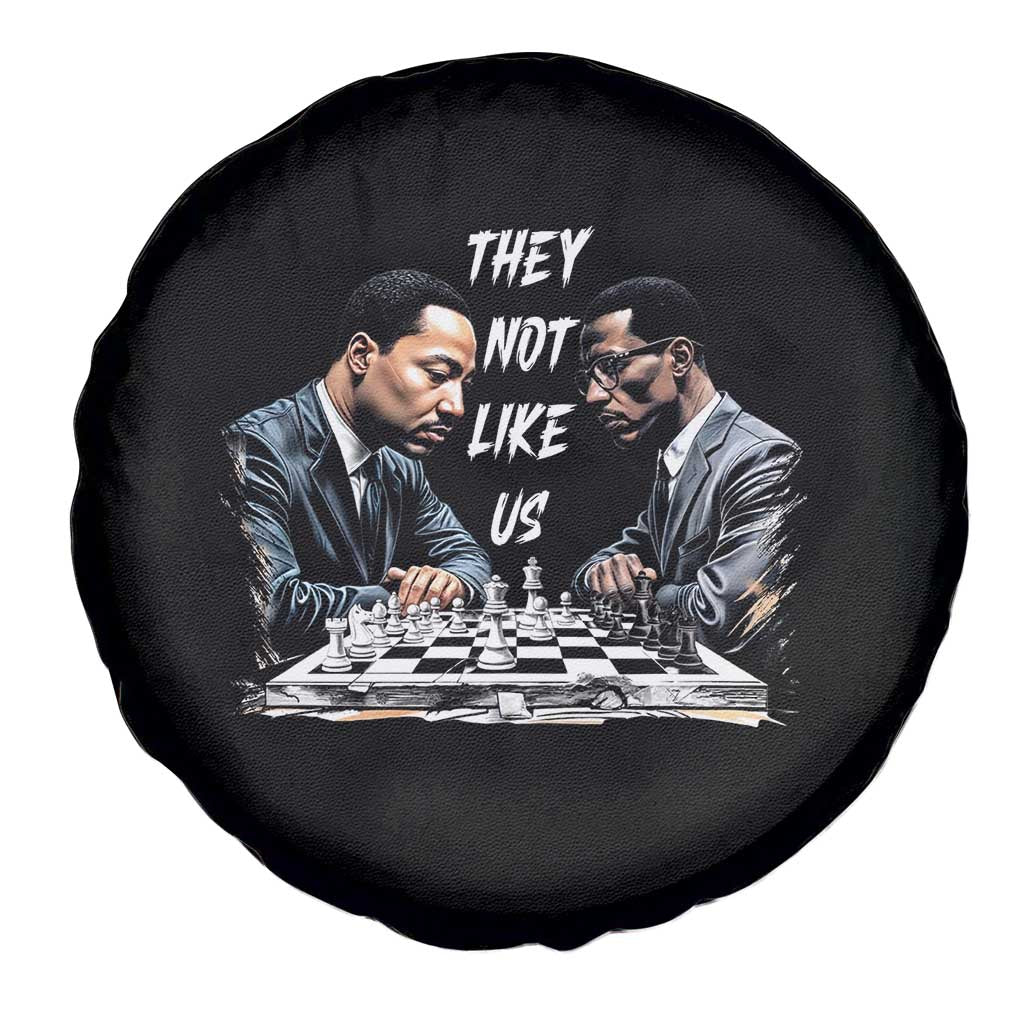 Martin Luther King Malcolm X Spare Tire Cover They Not Like Us Black Leaders - Wonder Print Shop