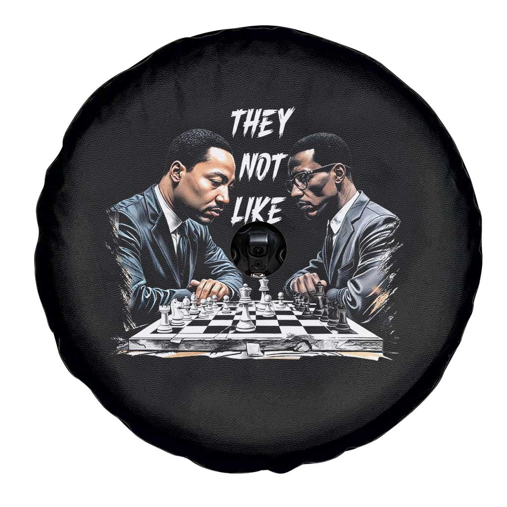 Martin Luther King Malcolm X Spare Tire Cover They Not Like Us Black Leaders - Wonder Print Shop