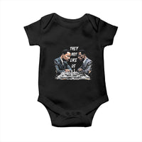 Martin Luther King Malcolm X Baby Onesie They Not Like Us Black Leaders - Wonder Print Shop