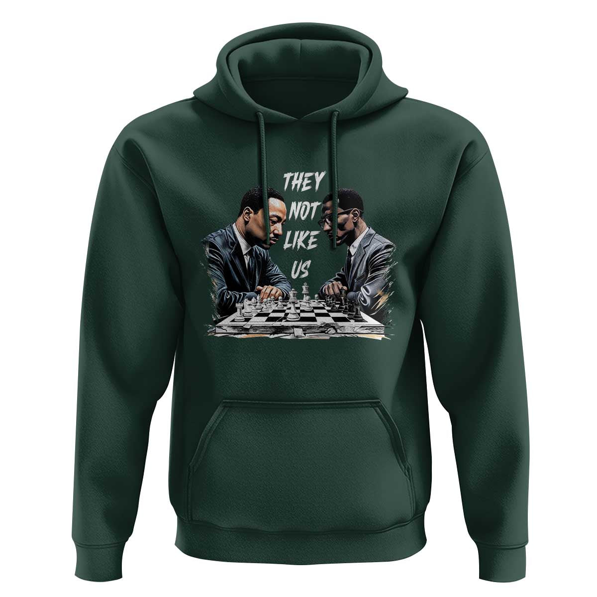 Martin Luther King Malcolm X Hoodie They Not Like Us Black Leaders - Wonder Print Shop