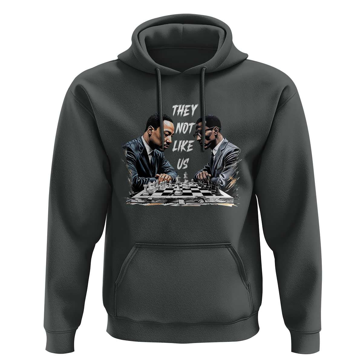 Martin Luther King Malcolm X Hoodie They Not Like Us Black Leaders - Wonder Print Shop