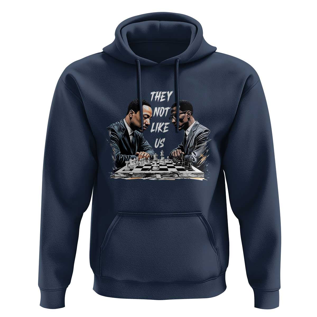 Martin Luther King Malcolm X Hoodie They Not Like Us Black Leaders - Wonder Print Shop